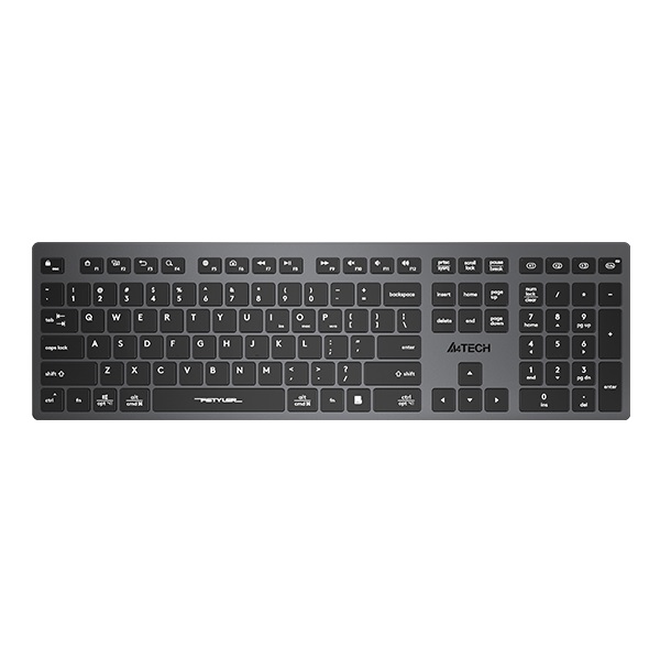 A4 Tech FBX50C Kablosuz MM Şarjlı Q Siyah Klavye