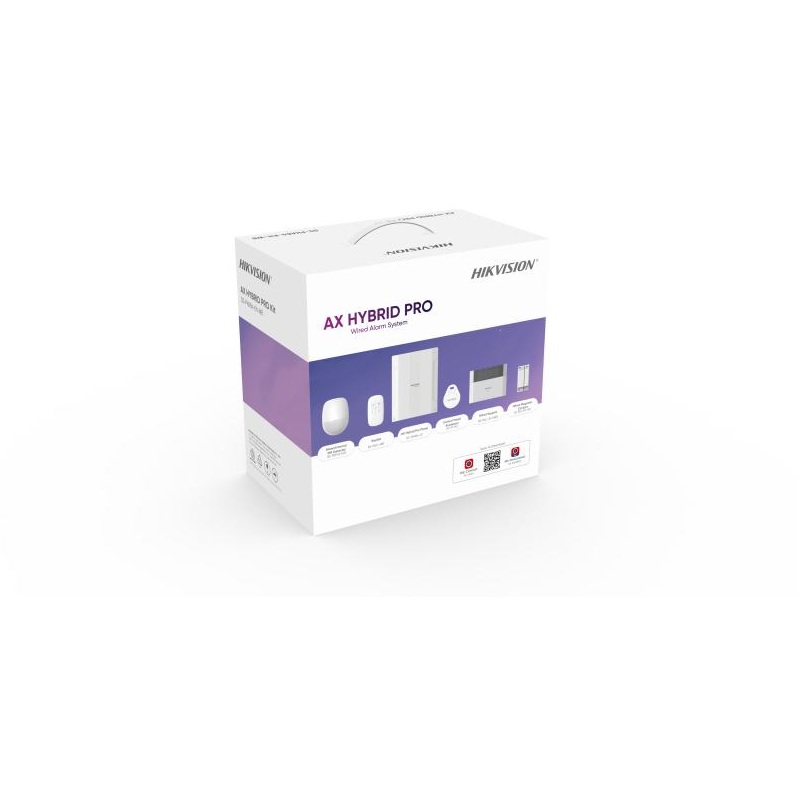 Hikvision DS-PHA64-KIT-WB(B) AX Hybrid Pro Hırsız Alarm Seti