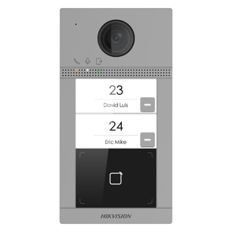 Hikvision DS-KV8213-WME1(C) Villa Tipi İki Buton Dış Ünite Wifi Video İntercom