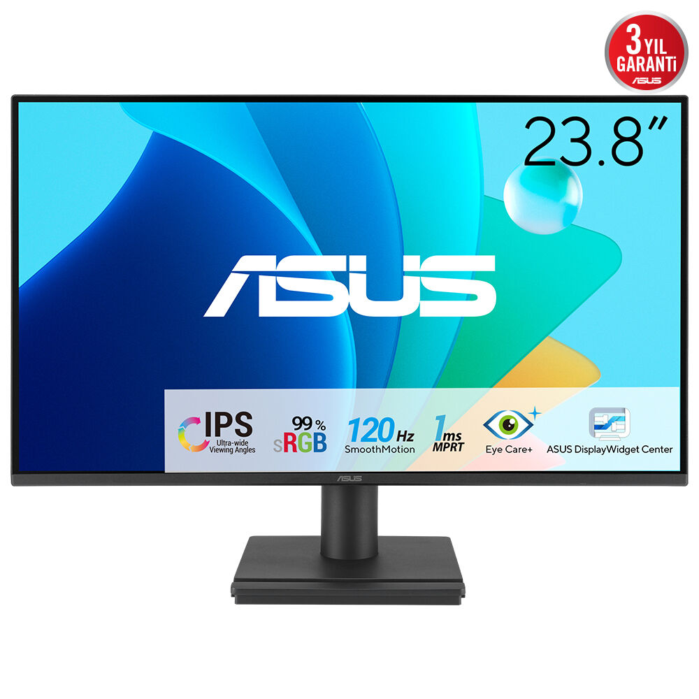 23.8" Asus VA249HG 1ms 120Hz IPS HDMI VGA Vesa Siyah Monitör