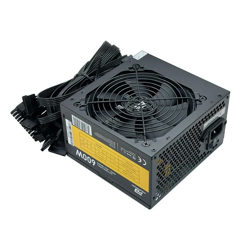 PowerBoost PB-600AR 600W APFC 2*PCI-E 6+2 Pin 12cm Siyah Fanlı  ATX Power Supply