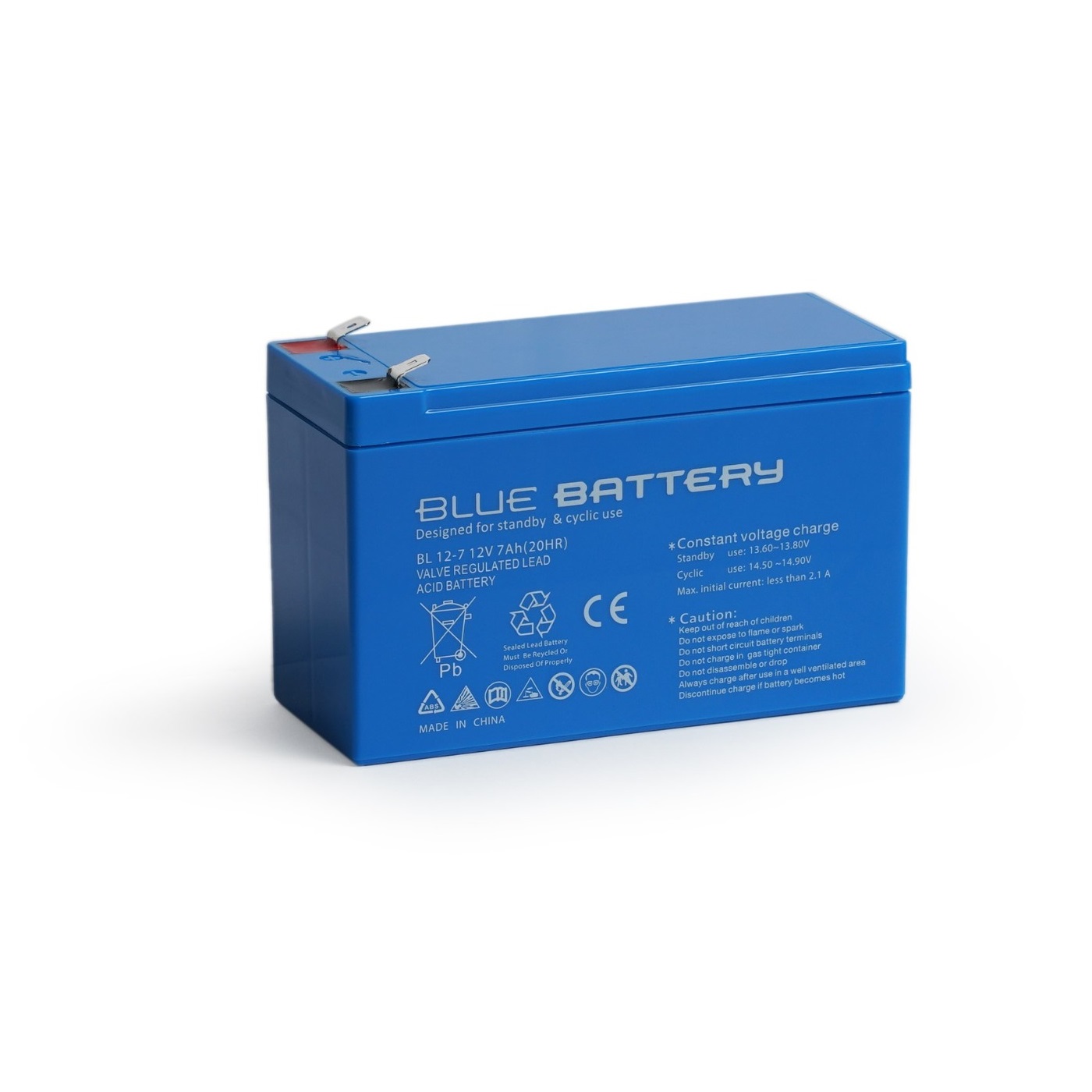 Blue Battery 12V 7Ah Kuru Akü Tip Akü