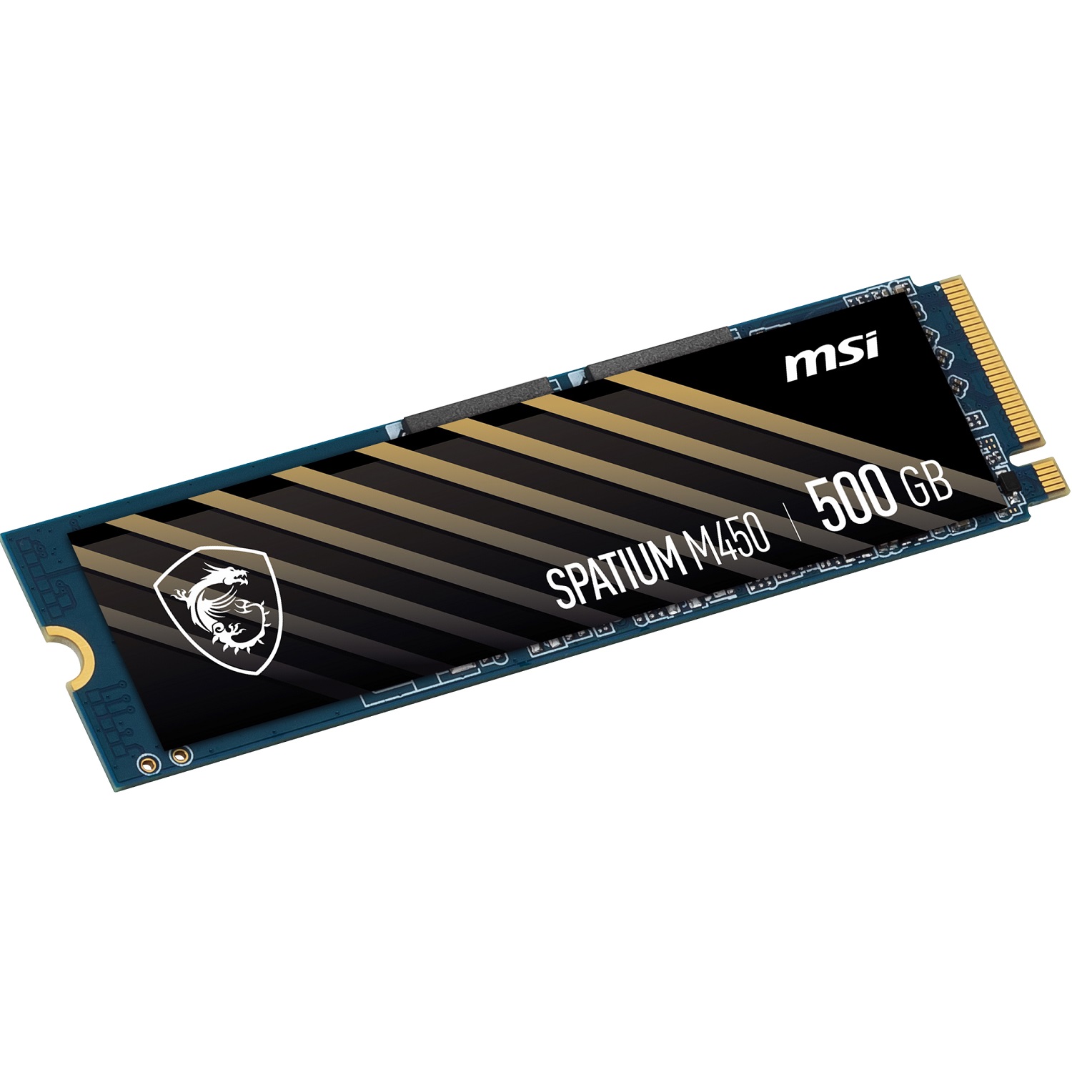 MSI 500GB SPATIUM M450 PCIE 4.0 NVME M.2 500GB V1 SSD 3000-2000MB/s