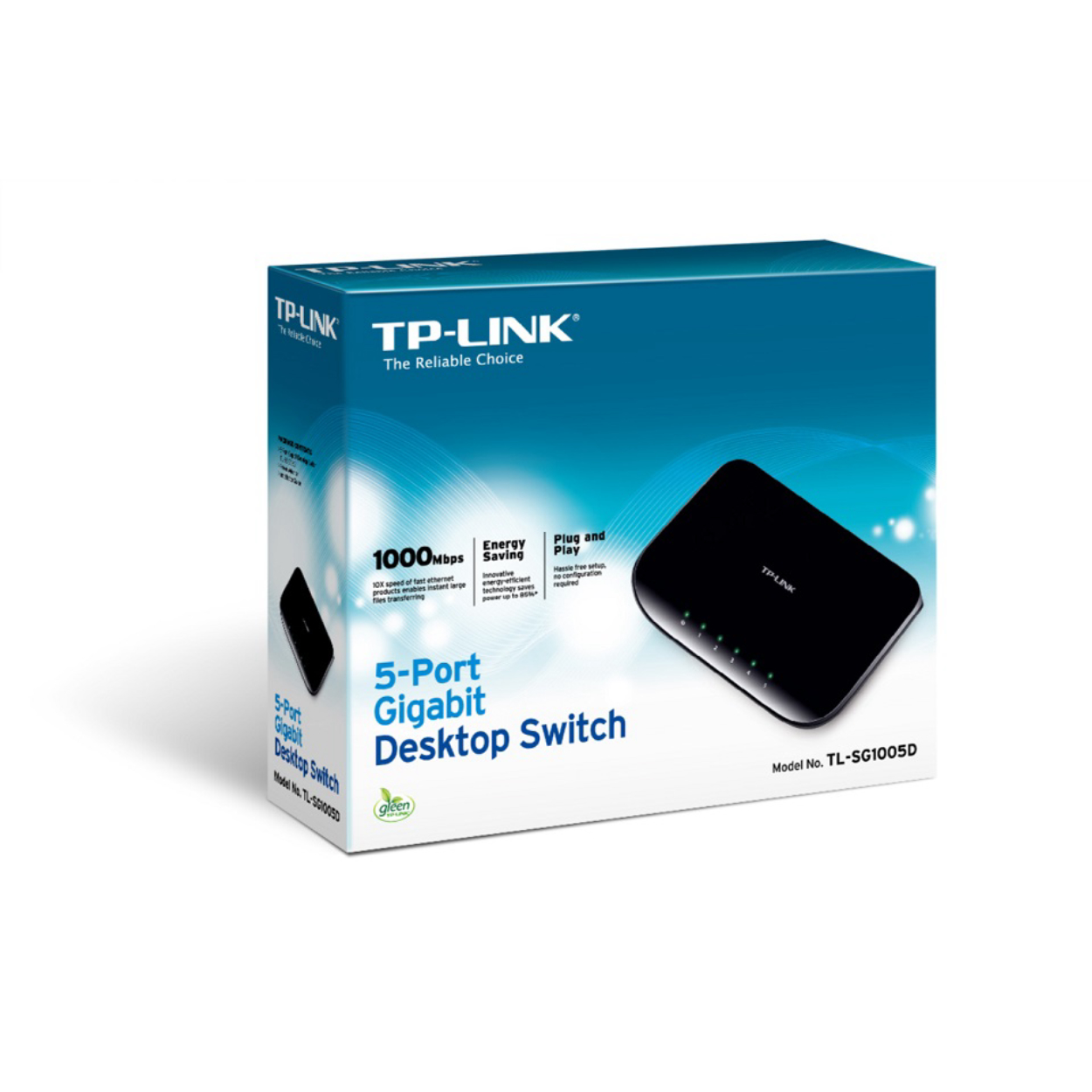 TP-LINK 5Port TL-SG1005D GigaBit Desktop Switch (BULK KUTUSUZ) Resim-1