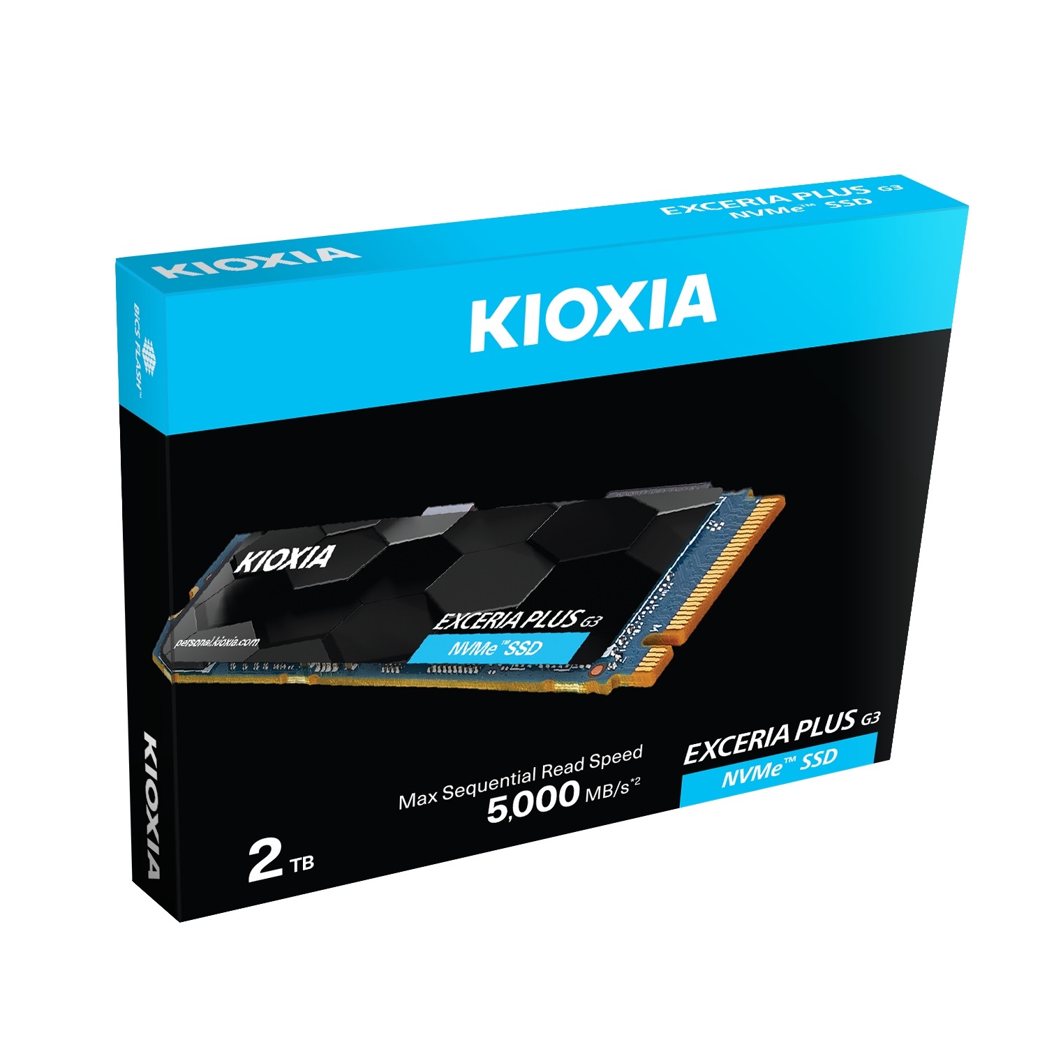 Kioxia Exceria Plus 2TB M2 NVMe 5000/3900 MB/sn (LSD10Z002TG8)