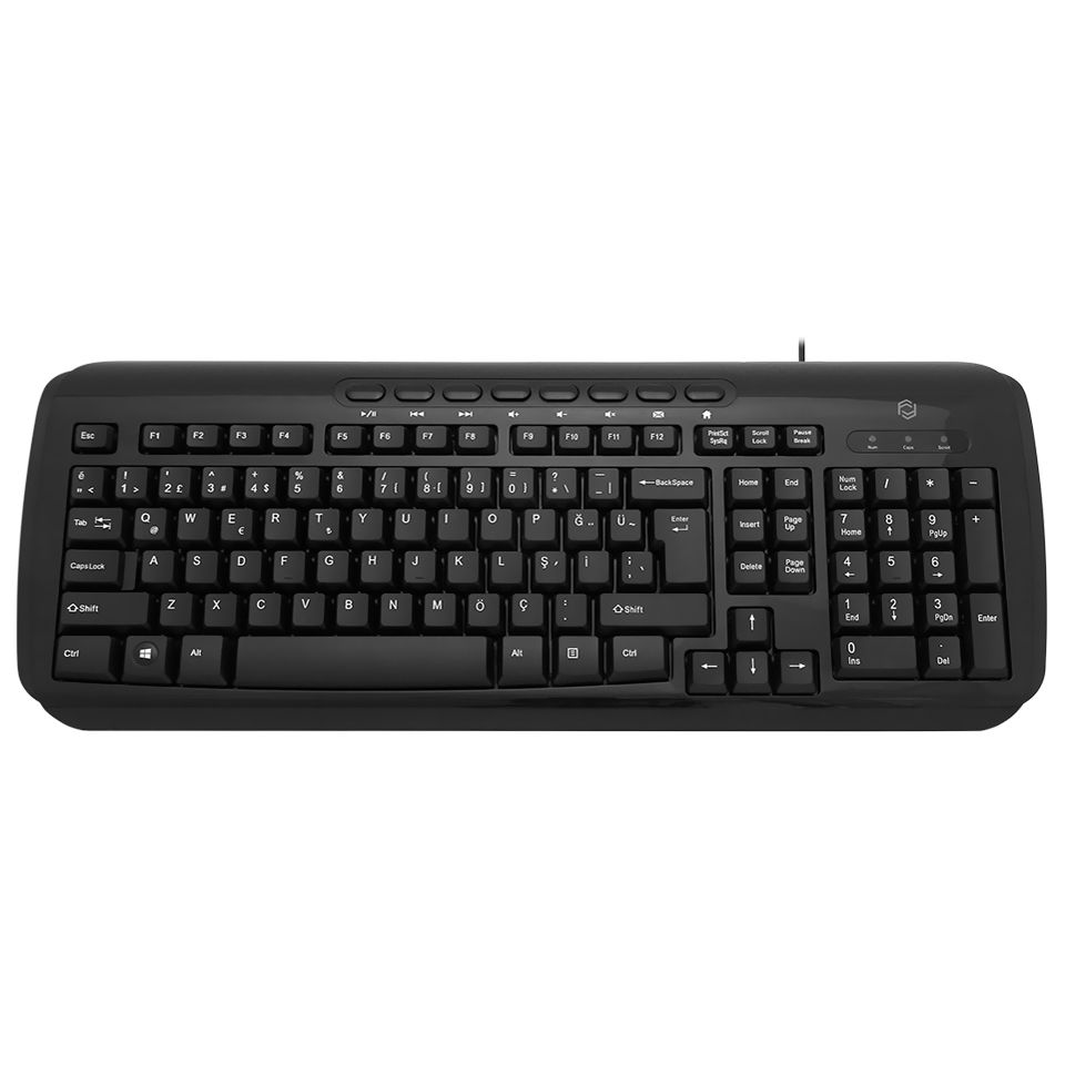 Frisby FK-4845QU Multimedya Kablolu Usb Q Klavye 