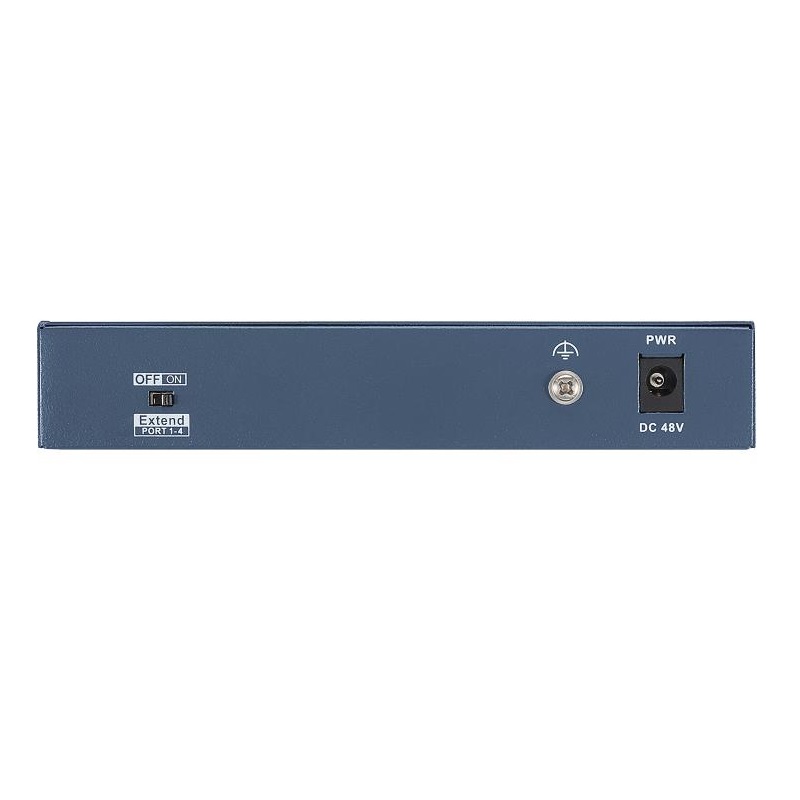 Hikvision DS-3E0106HP-E 4Port 10/100 Yönetilemez PoE 60W Switch