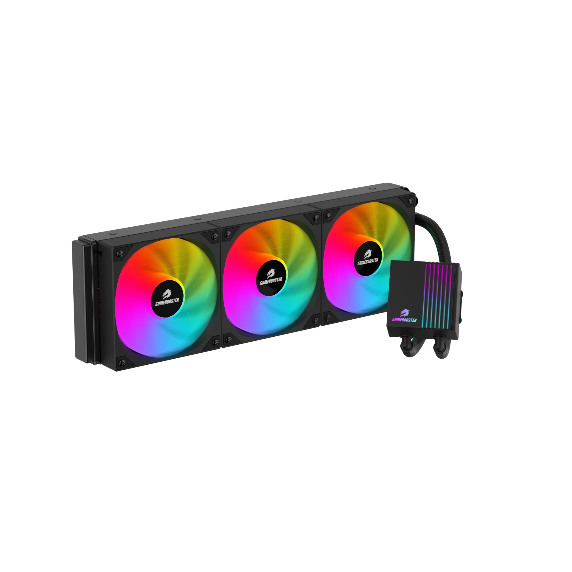 GameBooster Prime P360B Rainbow Fanlı LGA1700/AM5 Uyumlu 360mm CPU Sıvı Soğutma 