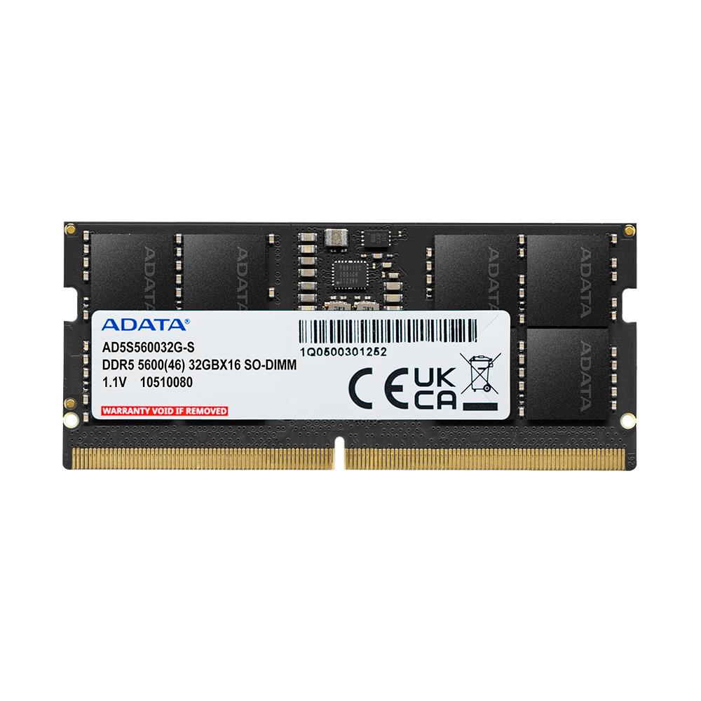 Adata 16GB 5600Mhz DDR5 CL46 Kutulu Notebook Bellek (AD5S560016G-S)