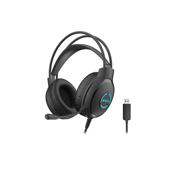 A4 Tech FH300U USB Mikrofonlu Kulaklık Siyah