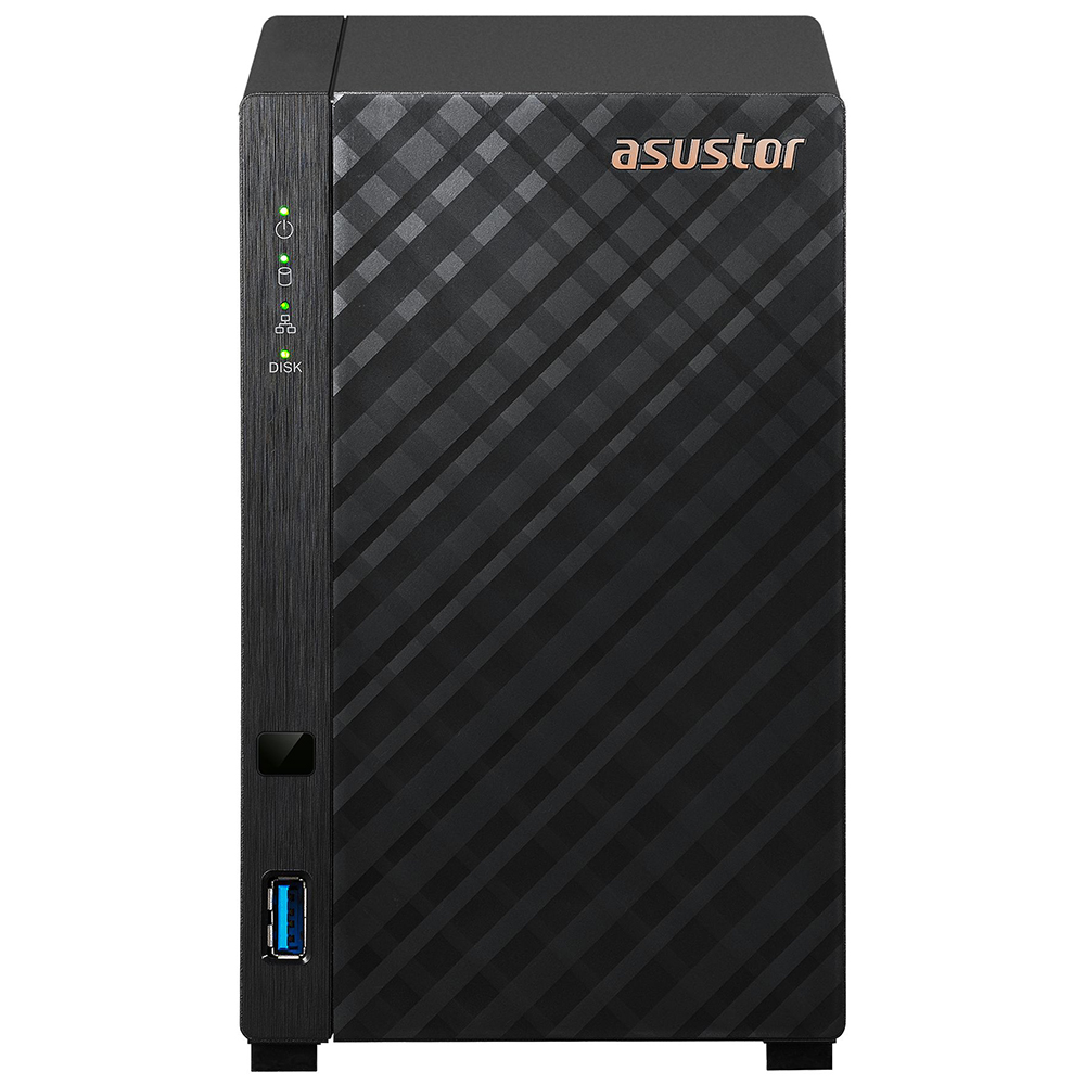 Asustor AS1102TL 2xDisk (2x22TB'a Kadar) 1GB DDR4 1xGbE Nas Yedekleme Ünitesi