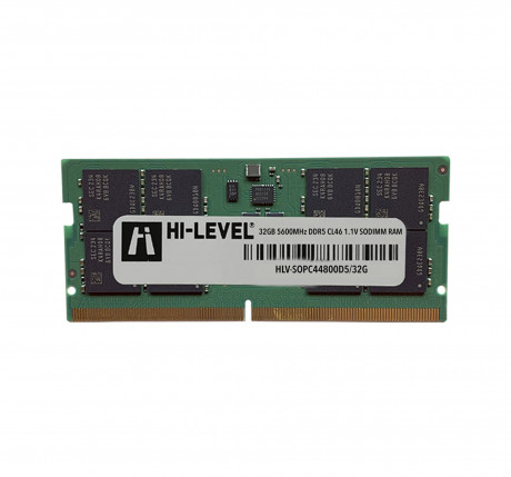 Hi-Level 32GB 5600Mhz DDR5 CL46 1.1V Kutulu PC Bellek (HLV-PC44800D5-32G)