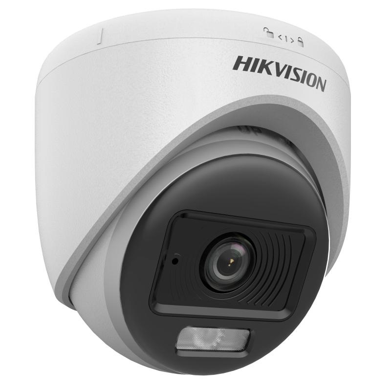 Hikvision DS-2CE70KF0T-LPFS 5MP 2.8mm IR ColorVu Dahili Mic. Dome HD-TVI Kamera