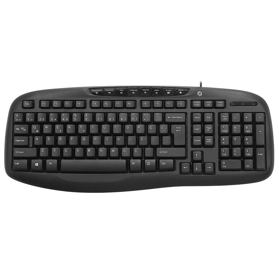 Frisby FK-4820QU Multimedya Kablolu Usb Q Klavye 