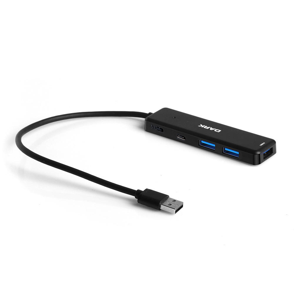 DARK Dark Connect Master X5C USB3.2 to 3xUSB3.0 USB-A/Type-C Hub (DK-AC-USB347) Resim-1