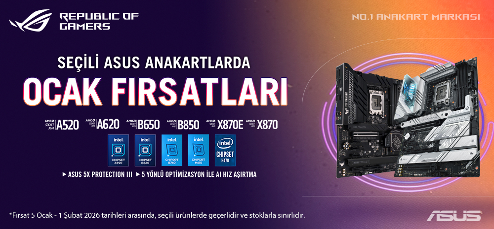 Asus Ocak 2026 kAMPANYA