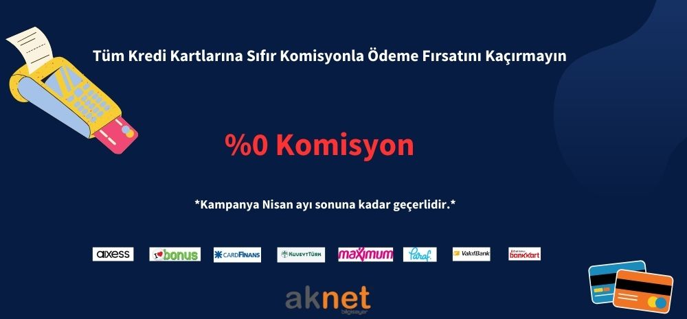Nisan Ayı kart kampanyası
